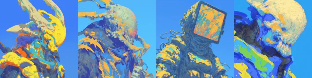 AI-generated alien image with detailed prompt